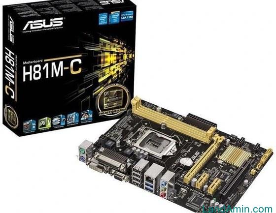 مادربرد ASUS H81 M-Cاستوک در حد نو